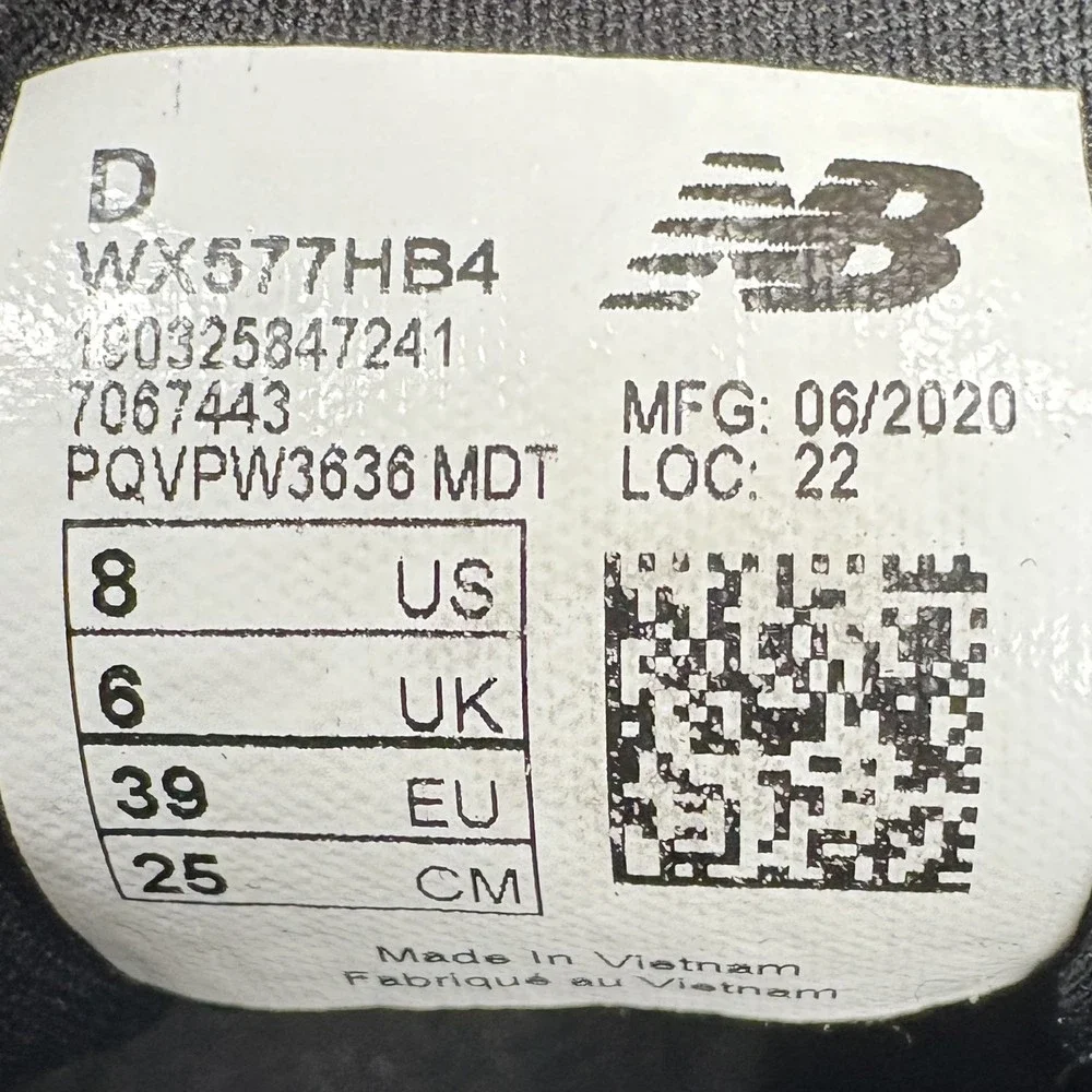 New Balance 577 v4 Gray Womens US Size 8 EUR 39 WX577HB4 Sneakers_10